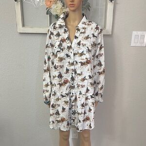 Tasha Polizzi Western Print Dress